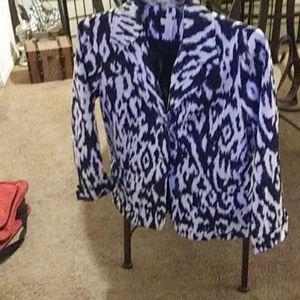 chicos cotton blazer